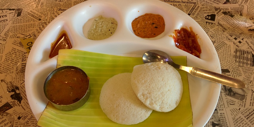 Savour traditional Tamil breakfast at Hotel Jayaram, offering the best food in Pondicherry.