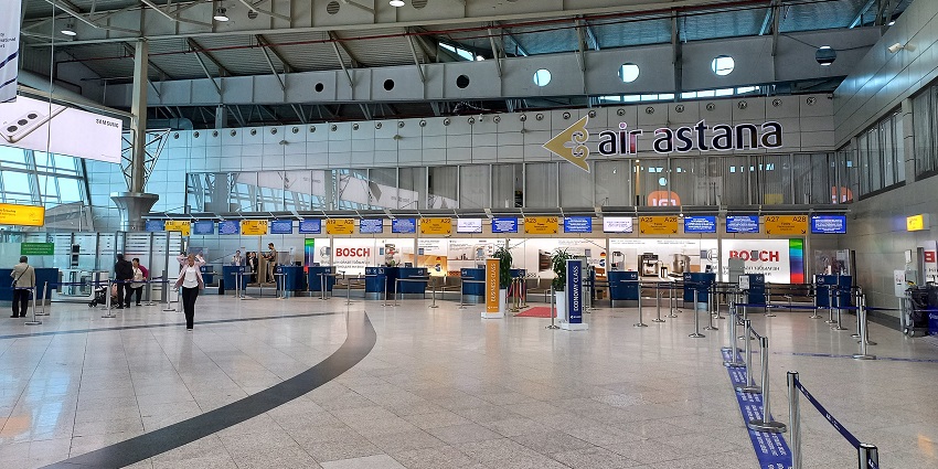 Kazakhstan is well-connected to the world through a major international airport in Almaty.