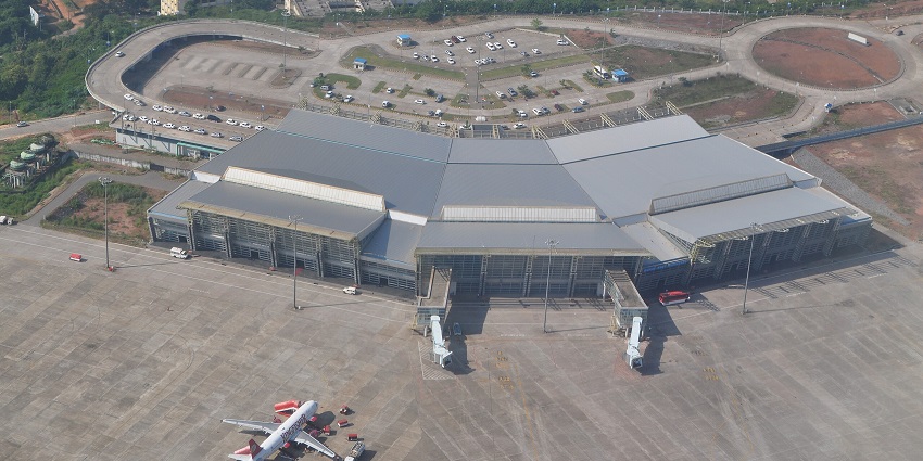 Mangalore International Airport connects to major cities.
