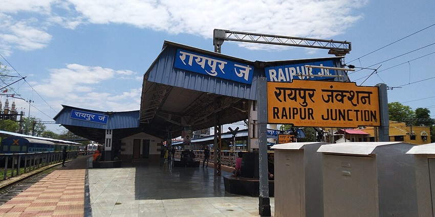 A view of Raipur Junction railway station - railway station near the Nandanvan Jungle Safari