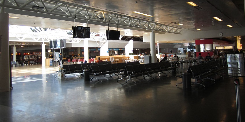 An image showing the Keflavik International Airport in Iceland.
