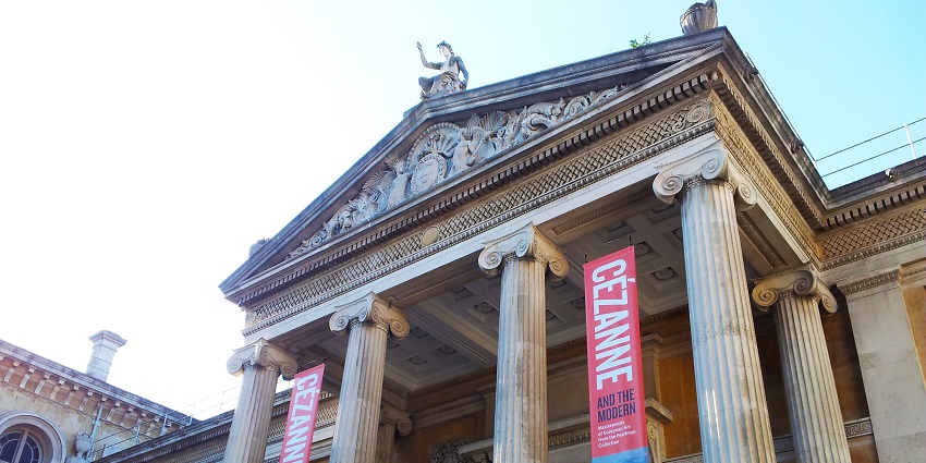 An image of the Ashmolean Museum, one of the best places to visit in England.