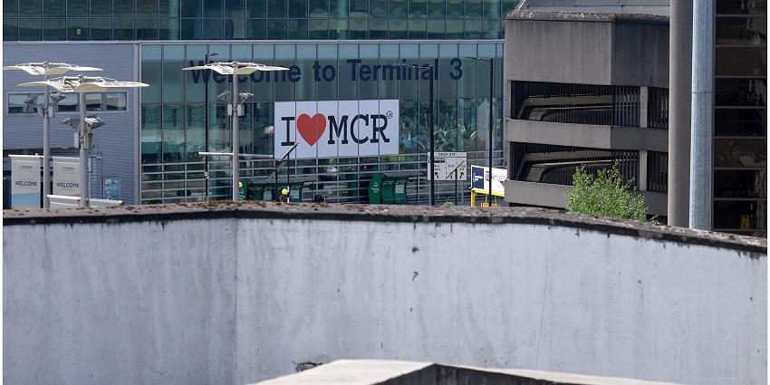 An image showing Manchester Airport.