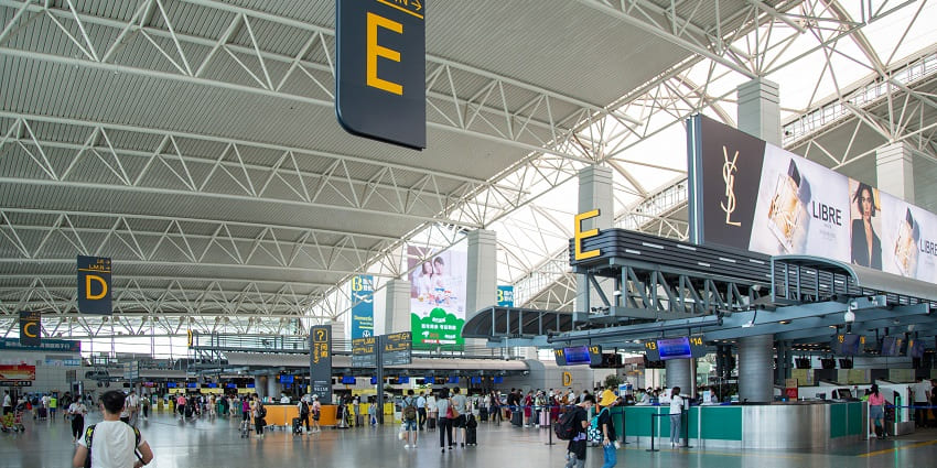 Guangzhou International Airport is well connected to major cities worldwide.