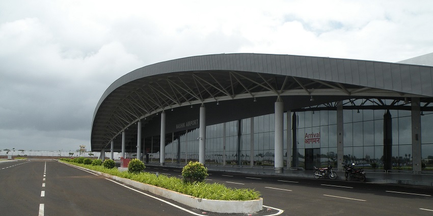 The nearest airport to Nashik is Ojhar Airport, located about 21 km from the city centre.