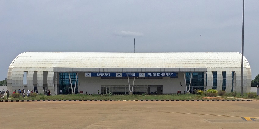 Pondicherry or Puducherry Airport, the gateway to Pondicherry that caters to limited domestic flights