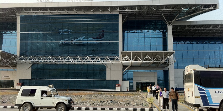 Jolly Grant Airport in Dehradun connects to major cities.