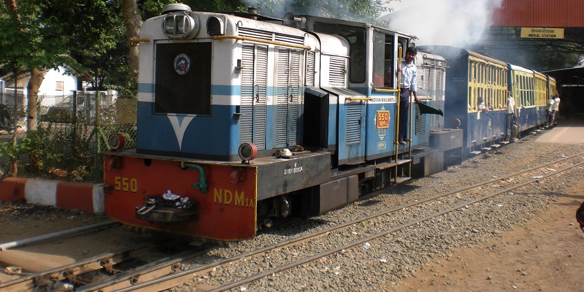 A view of Neral Junction which is one of the ways to reach the Matheran, Maharashtra.