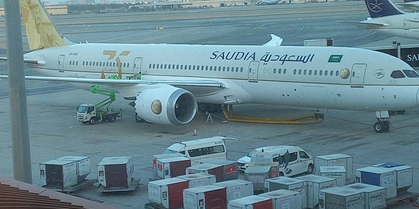 Image of an aeroplane is a an airport - Travel to the airports in Bahrain by air or by road