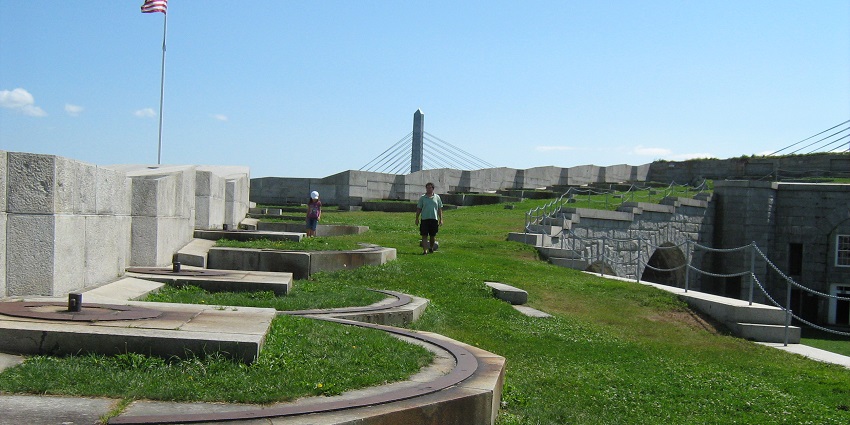 An image of Fort Knox, the renowned gold depository located in Kentucky.