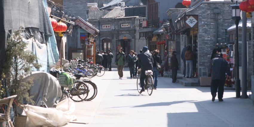 Traditional narrow alleys showcasing Beijing’s historic charm and cultural life