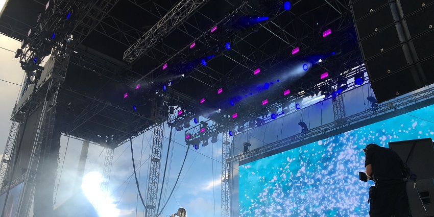 A view of eclectic music performers at the III Points Festival in Miami