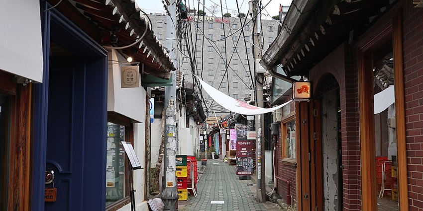 Traditional Korean houses, trendy cafes, and vibrant cultural experiences.