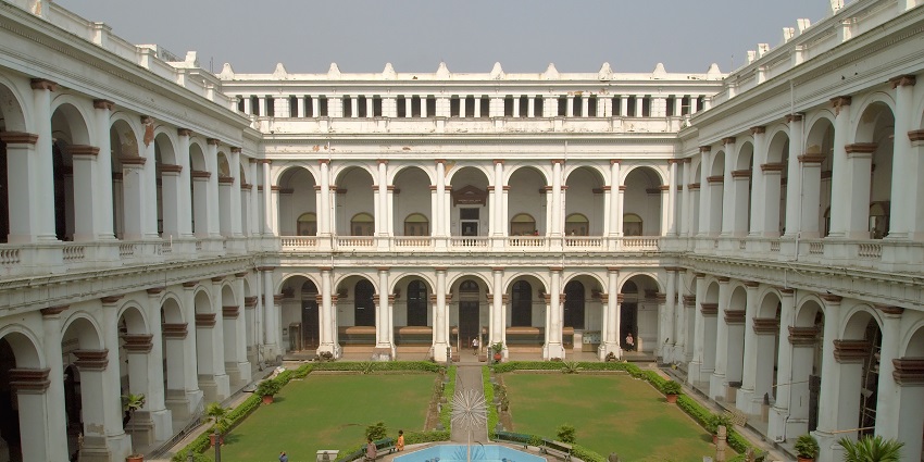 The courtyard of India’s oldest and largest museum, which features historical and cultural artefacts.