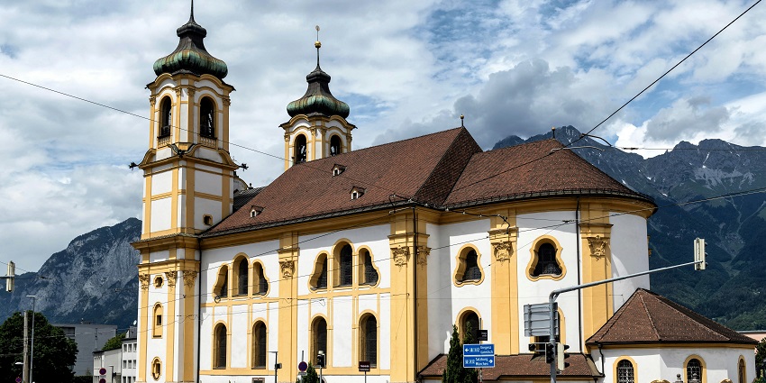 An image of Innsbruck's Old Town, one of the best places to visit in Innsbruck.