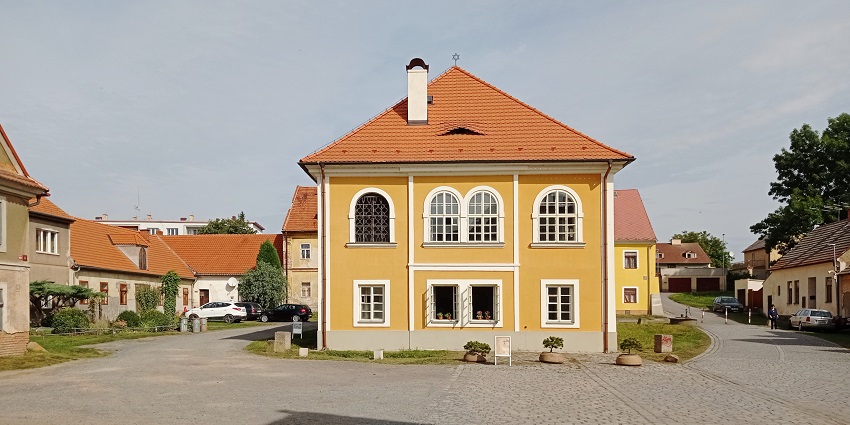 A picture of the Jewish quarter in Březnice, one of the top places to visit in Prague.