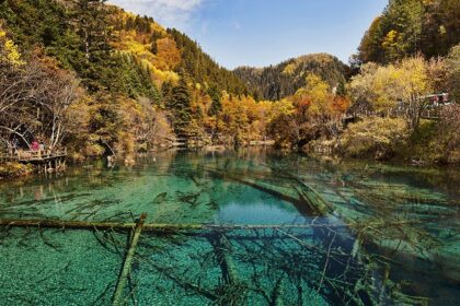 Enter a realm of nature wonderland with the popular Jiuzhai Valley National Park in China.