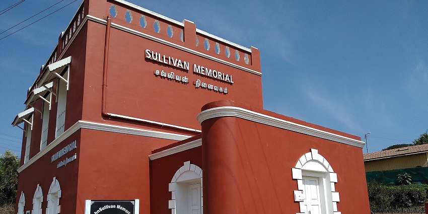 A picture of the John Sullivan Memorial, one of the best places to visit in Kotagiri.