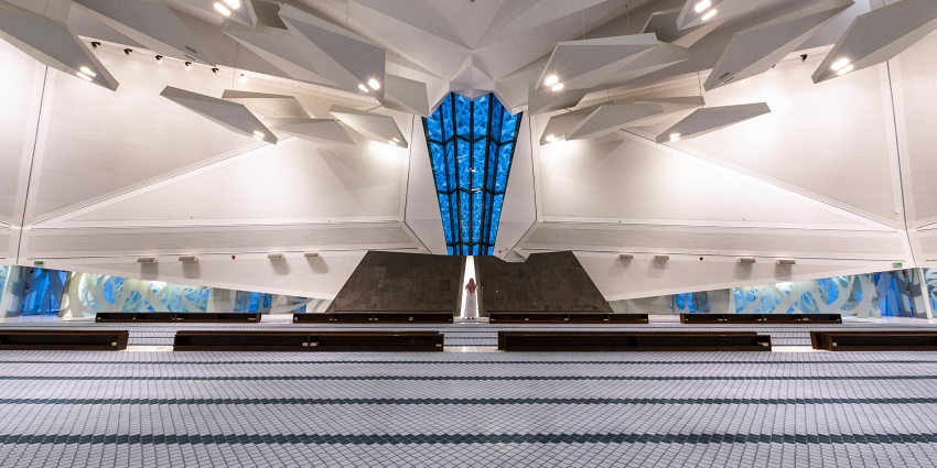 KAFD, the famous mosque in Saudi Arabia with a stunning design in Riyadh’s financial district.