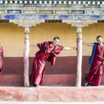 A view of Kalachakra Monastery, an excellent destination for the spiritual sojourner, rendering a peaceful retreat.