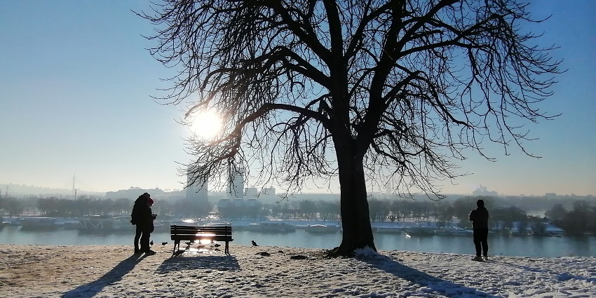 A picture of Kalemegdan Park, illustrating its beauty as the Belgrade's largest park.