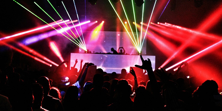 A picture of Karlovy Lázně, a five-story club for diverse Prague nightlife vibes.