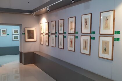 The painting gallery of Nagpur Central Museum that exhibits various artworks of the artists.