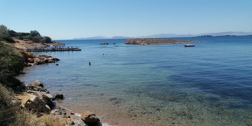 Image of Small beach at the north part of Kavouri peninsula, Vouliagmeni