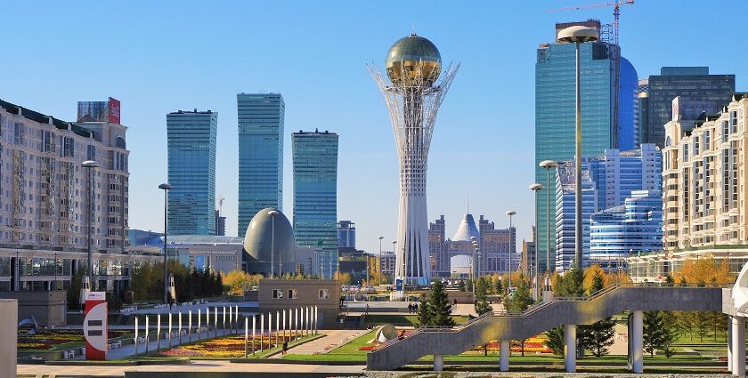 Kazakhstan travel guide - Astana is a futuristic capital featuring iconic architecture.