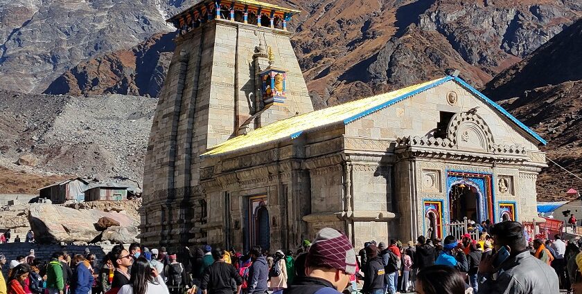 The Majestic Kedarnath temple is a must-visit destination in any Kedarnath Travel Guide.