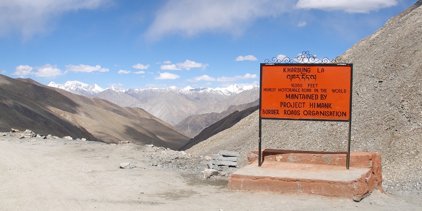 One of the highest motorable passes with breathtaking views