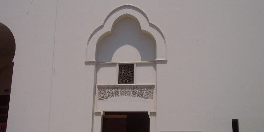 Architectural marvel is known for its grand prayer halls.