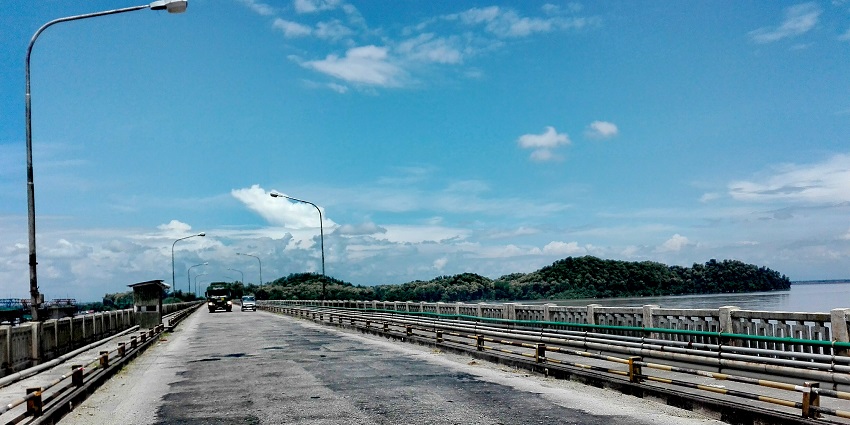 Witness the scenic views at Kolia Bhomora Bridge in Silghat, where beauty flows.