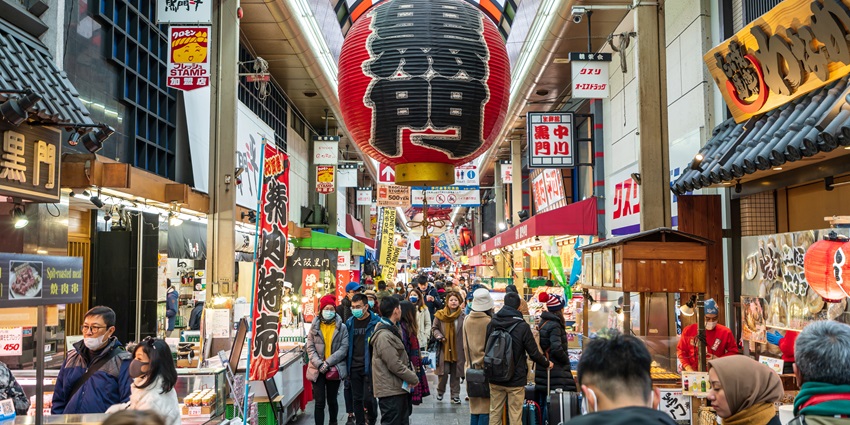 Bustling market offering fresh seafood, produce, and local delicacies