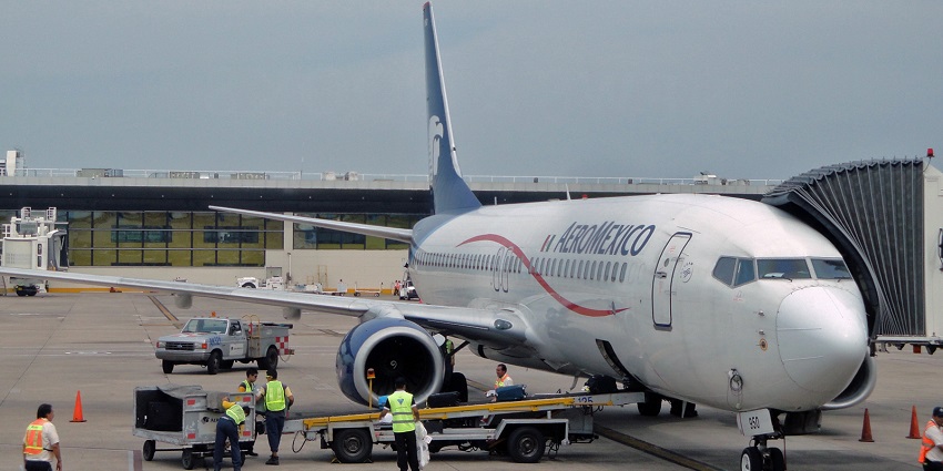 A view of Licenciado Gustavo Díaz Ordaz International Airport is located in Puerto Vallarta.