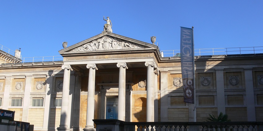 An image of the location of Ashmolean Museum, a popular museum located in Oxford, England