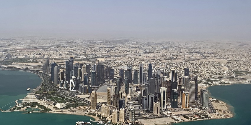 Doha blends ancient architecture with futuristic skyscrapers on the Persian Gulf.