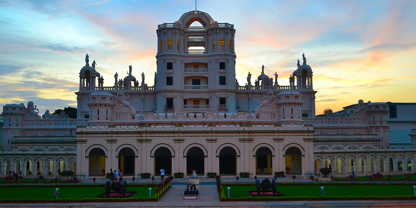 Front view of La Martiniere in the capital city Lucknow.