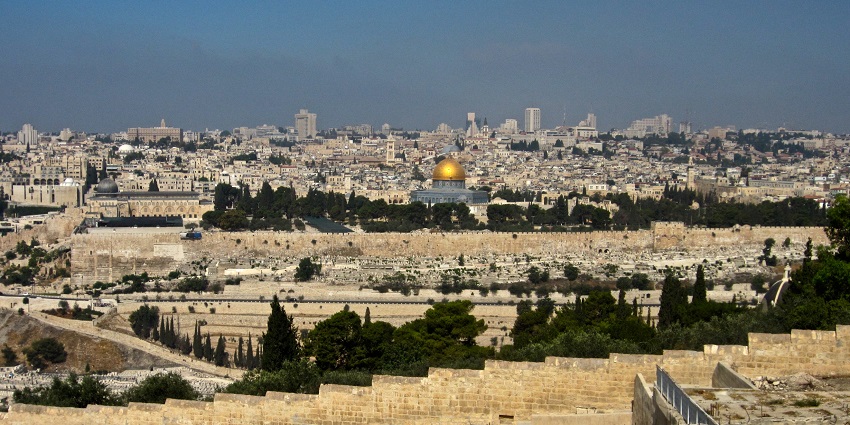 Temple Mount in Jerusalem, a historical site with profound religious significance.