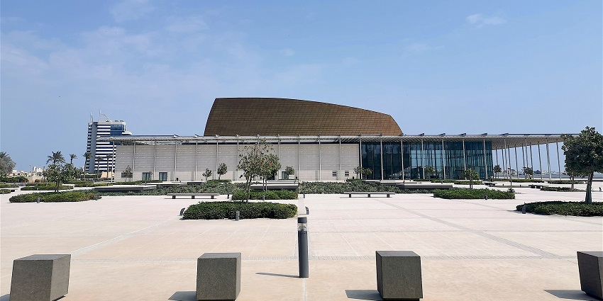 Bahrain International Music Festival showcasing art at modern cultural venues.