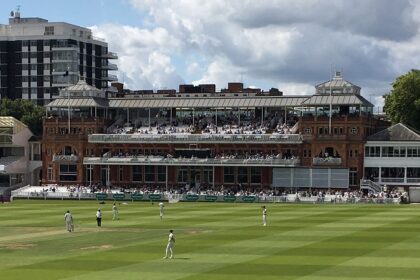 An image showing the front view of the Long Room at the Lord's Cricket Ground Museum.