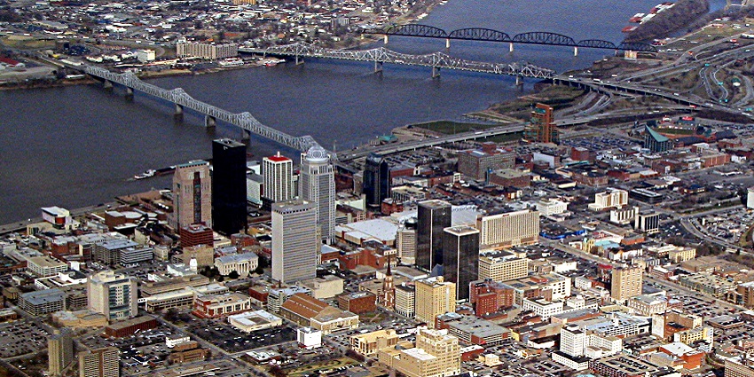 An image of Louisville, one of the best places to visit near Fort Knox.