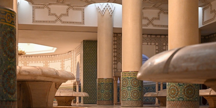 A silhouette view of the Lugano mosque is one of the sacred mosques in Switzerland.