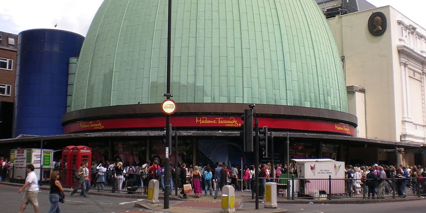 An Image of the Madame Tussauds Museum, a popular destination near London Zoo