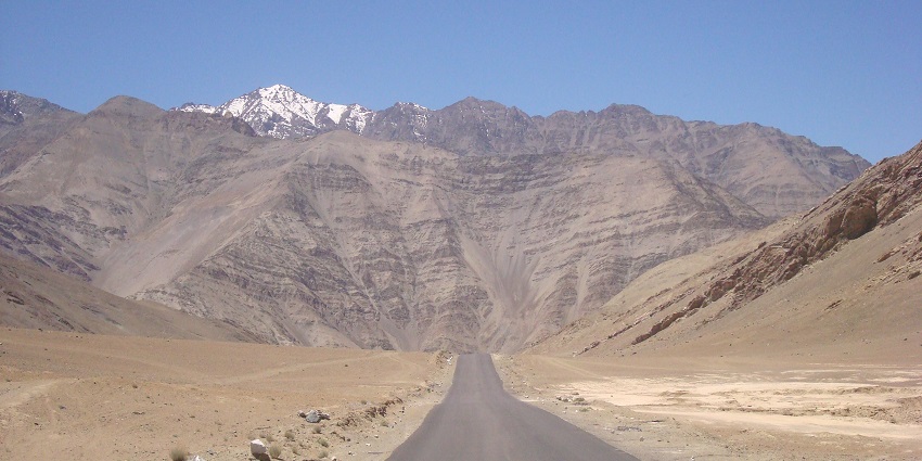 Mysterious hill in Ladakh, where vehicles appear to defy gravity, suggested by Leh Ladakh Travel Guide.