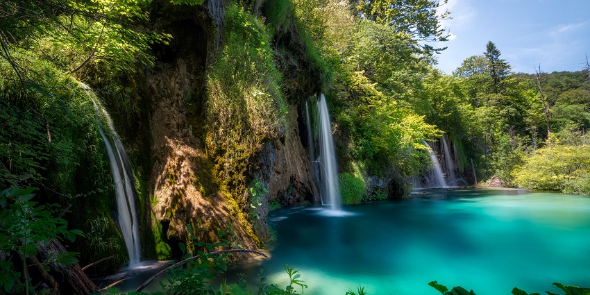 A picture of one of the most mesmerising Croatia waterfalls, which is one of the best places.