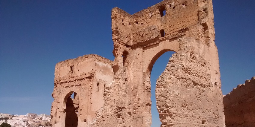 A glimpse of historic tombs offering scenic views of Fez and surrounding landscapes.