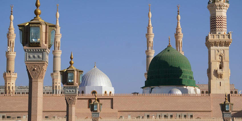 The second holiest mosque in Islam, in the city of Medina is the iconic Masjid al-Nabawi.