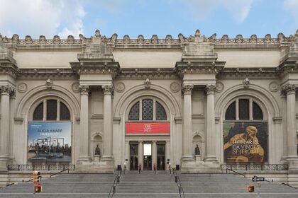 An image of the Metropolitan Museum of Art, housing a vast collection of art and artefacts.