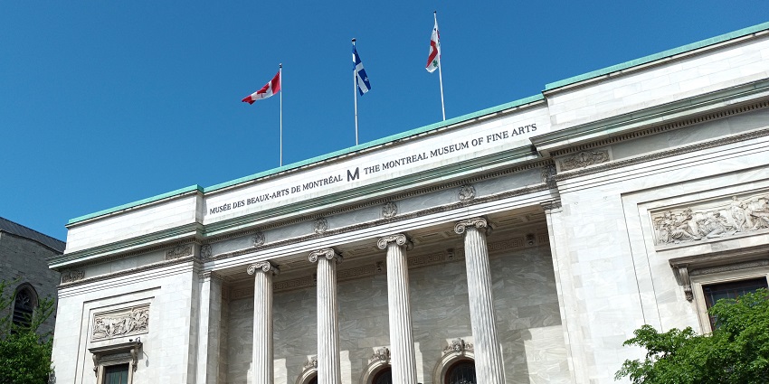 An image of the Montreal Museum of Fine Arts, which is the best place near Biosphere Museum Quebec